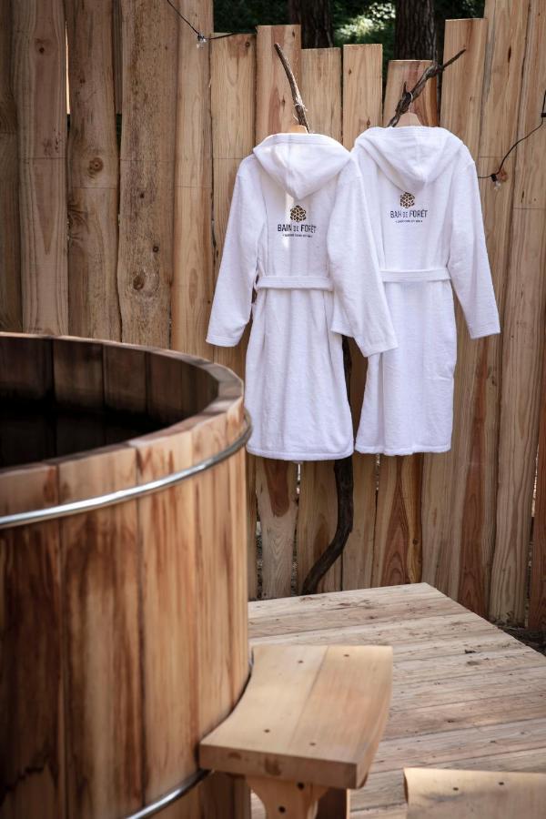 Bain De Foret - Lodges Cosy & Spa Neufchâtel-Hardelot Eksteriør billede